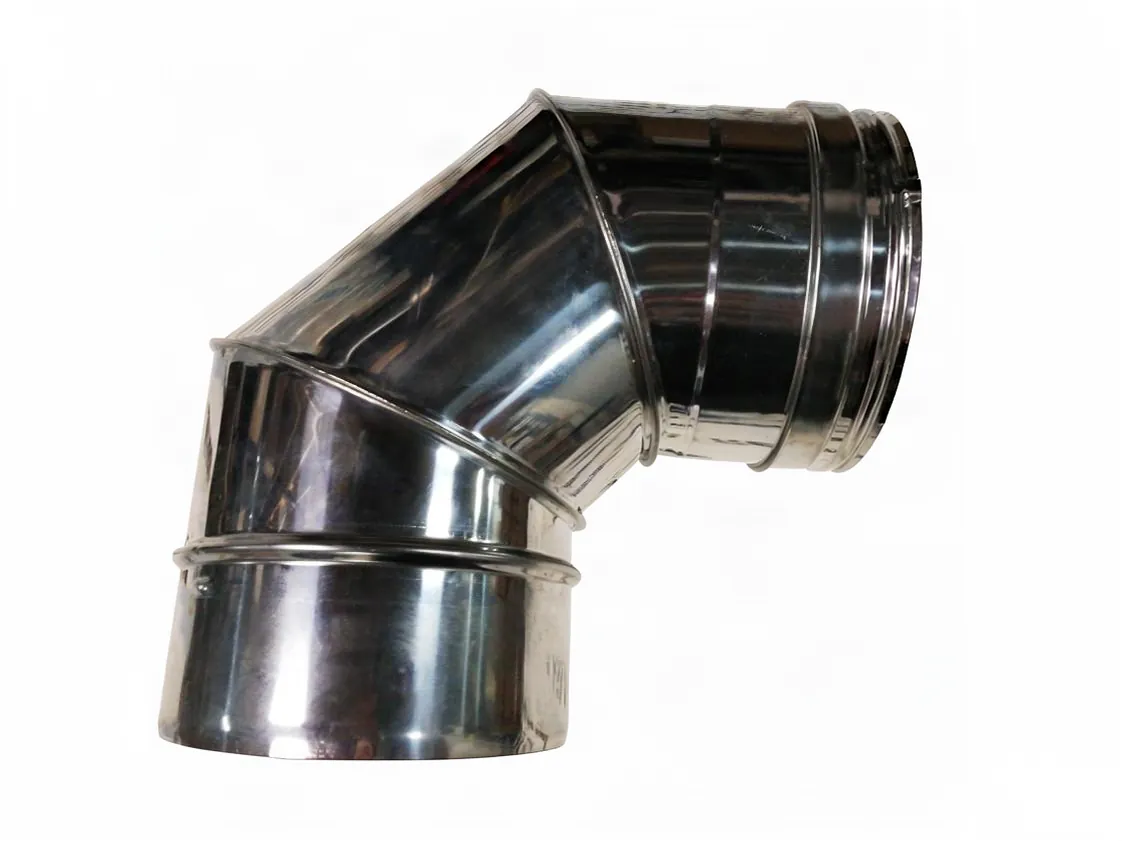 SPC Elbow Domusa 80/125 x 90º Stainless, part number CGAS000182