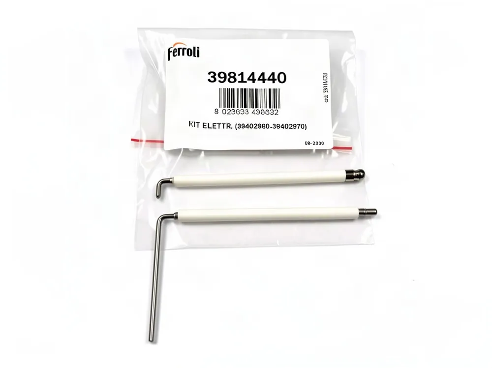 Elettrodo Ferroli Sun M20 - M50 Set completo bruciatore, codice ricambio Q39814440