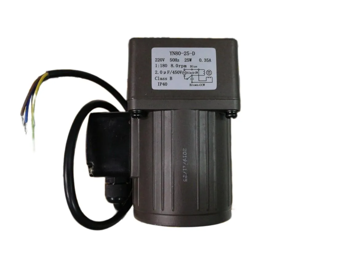 Motor Domusa Bioclass NG16-NG25-NG43 25W-1/180 Sinfin alimentador principal, referencia CFOV000136