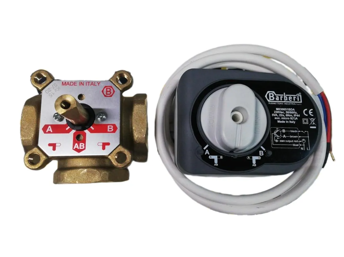Válvula tres vías Domusa acumulador dual clima, referencia CVAL000078