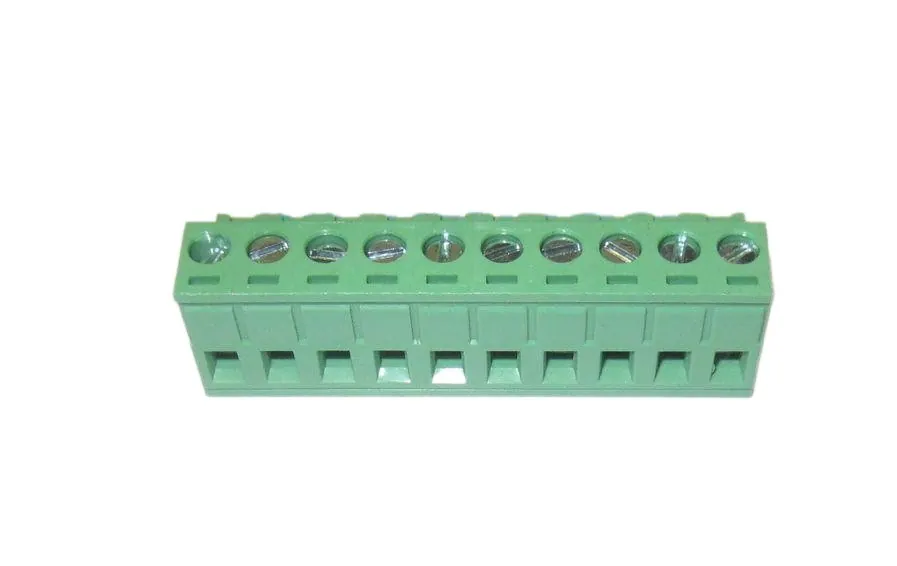 Clema Domusa 10 conexiones verde, referencia CELC000499