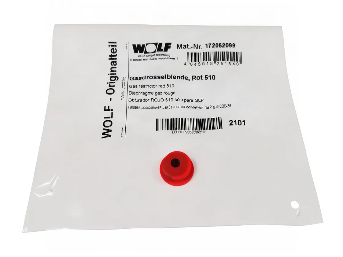 Kit transformación Wolf CGBK24 rojo 510 GPL (8602141), referencia 1720520