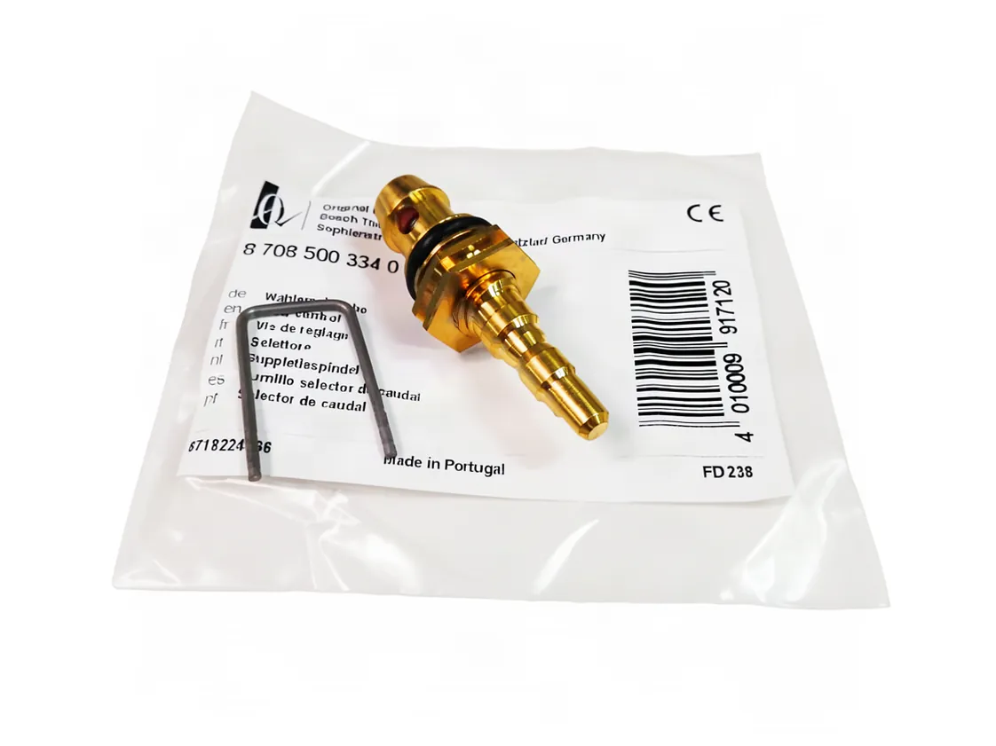 Flow rate control Junkers Water valve assembly, part number 87085003340