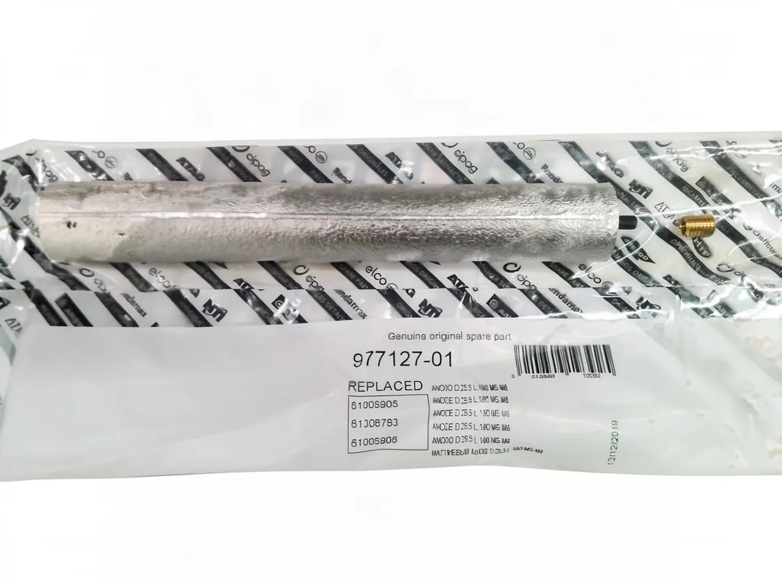 Ánodo magnesio M05-M08 Ø25x180mm DUO 80-100, referencia 977127-01