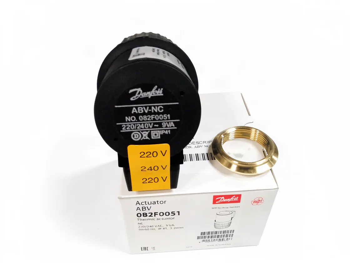 Motor válvula tres vías Domusa Danfoss NC, referencia CFOV000022