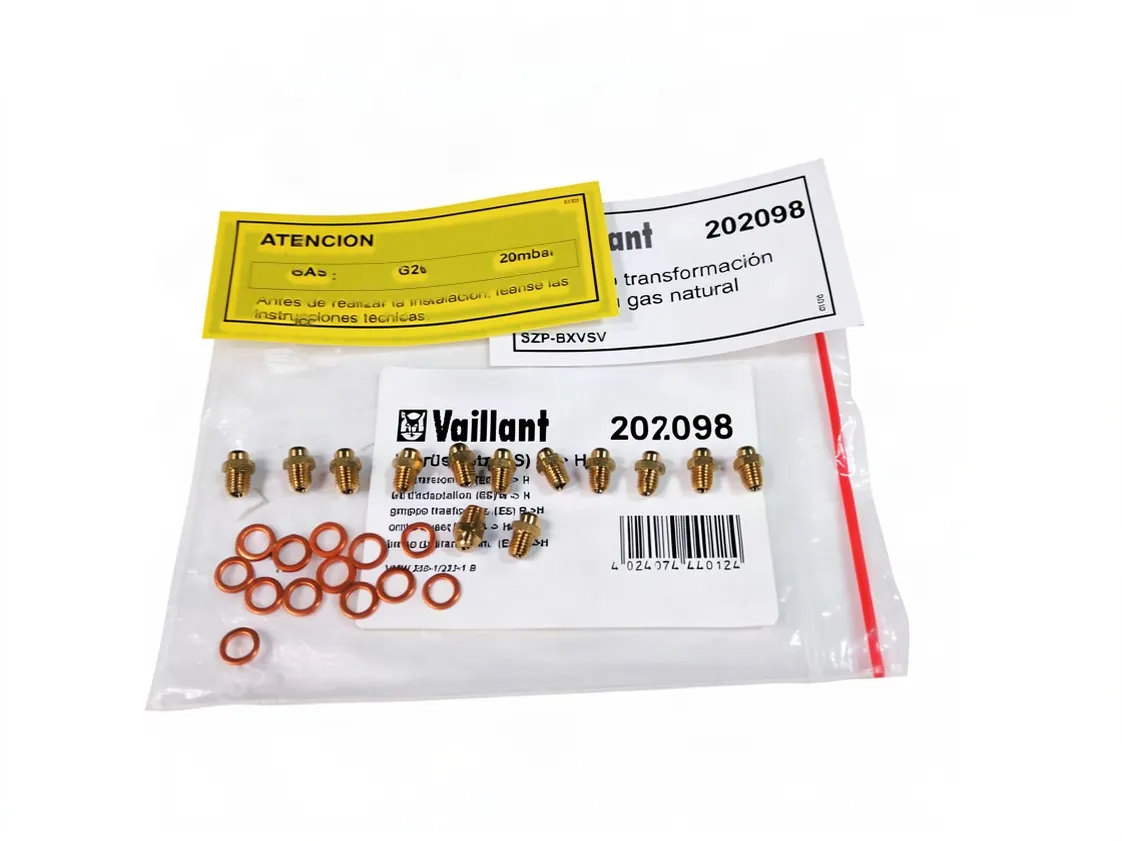 Kit transformação Vaillant VMW 232-1 gás natural, referência 202098