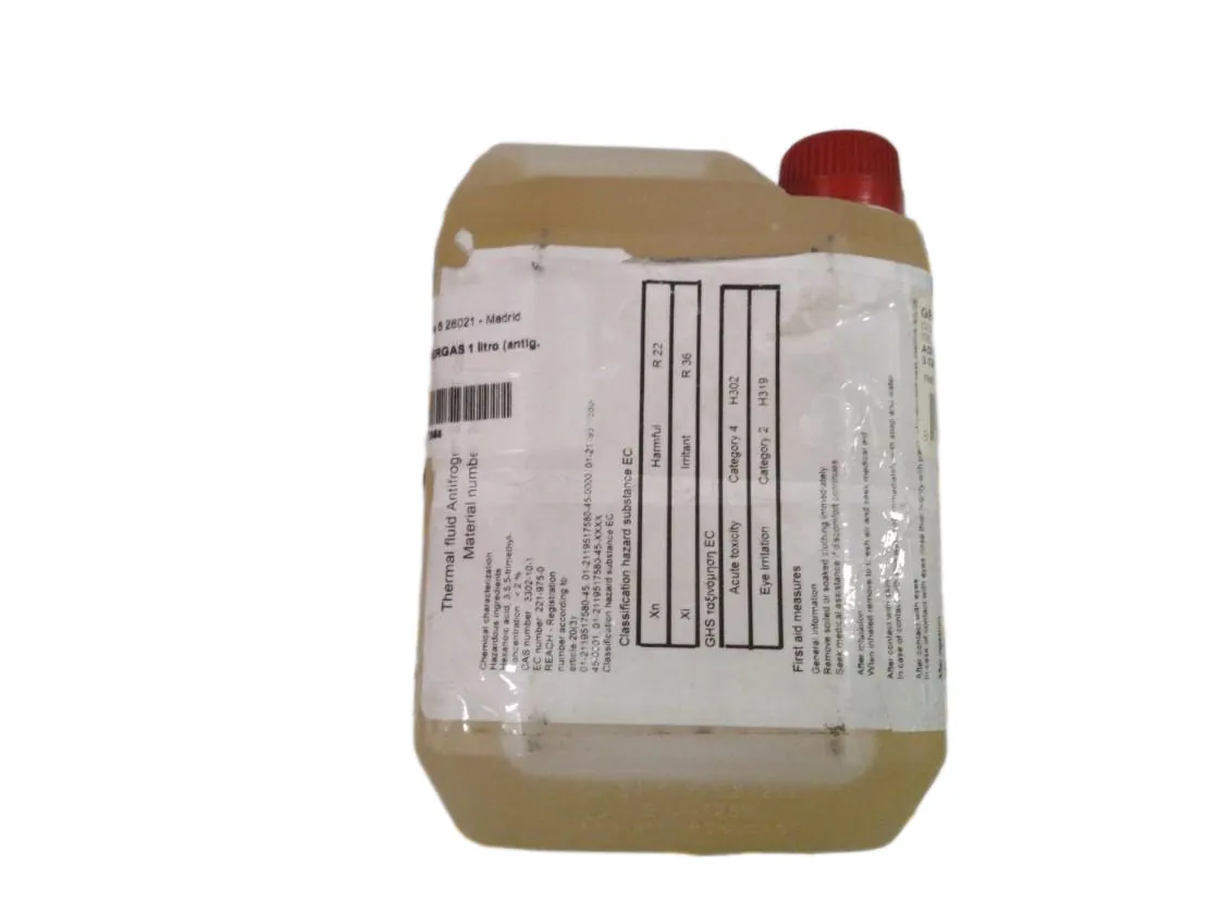 Aditivo solar Immergas 01 litro Anticongelante glicol (Concentrado para mezclar con agua), referencia 1.028473