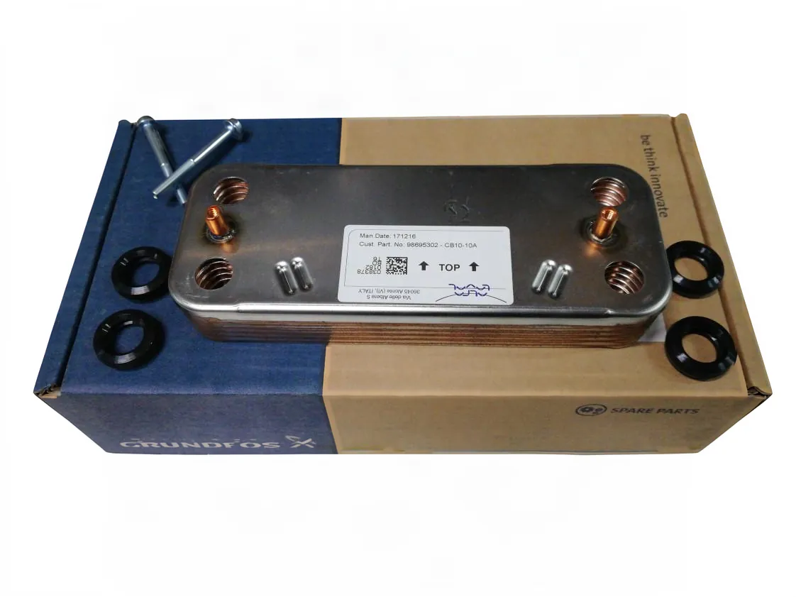 Scambiatore piastre naema micro 25kw 10placas, codice ricambio 161151