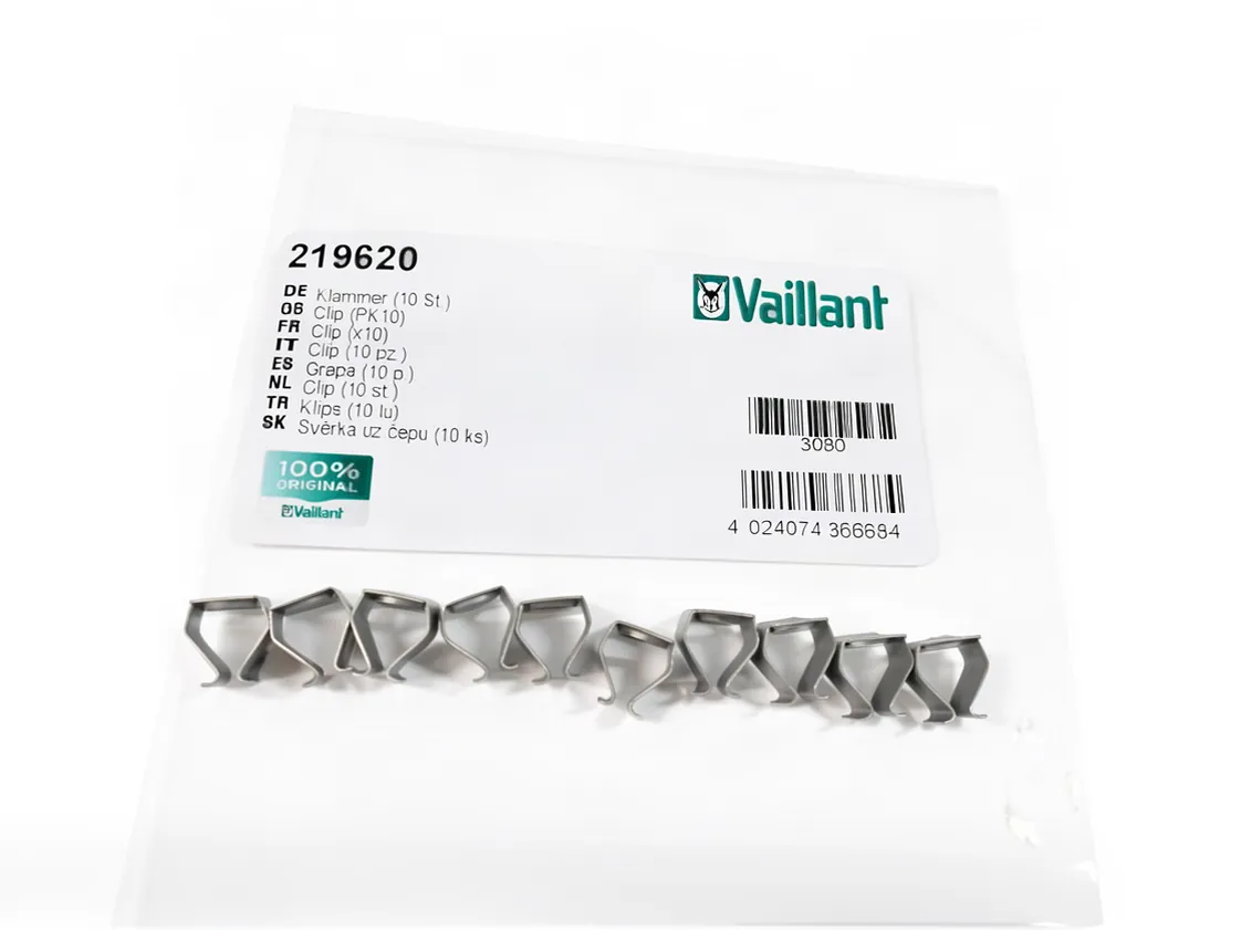 Supporto porta Vaillant (Kit 10 pz), codice ricambio 219620