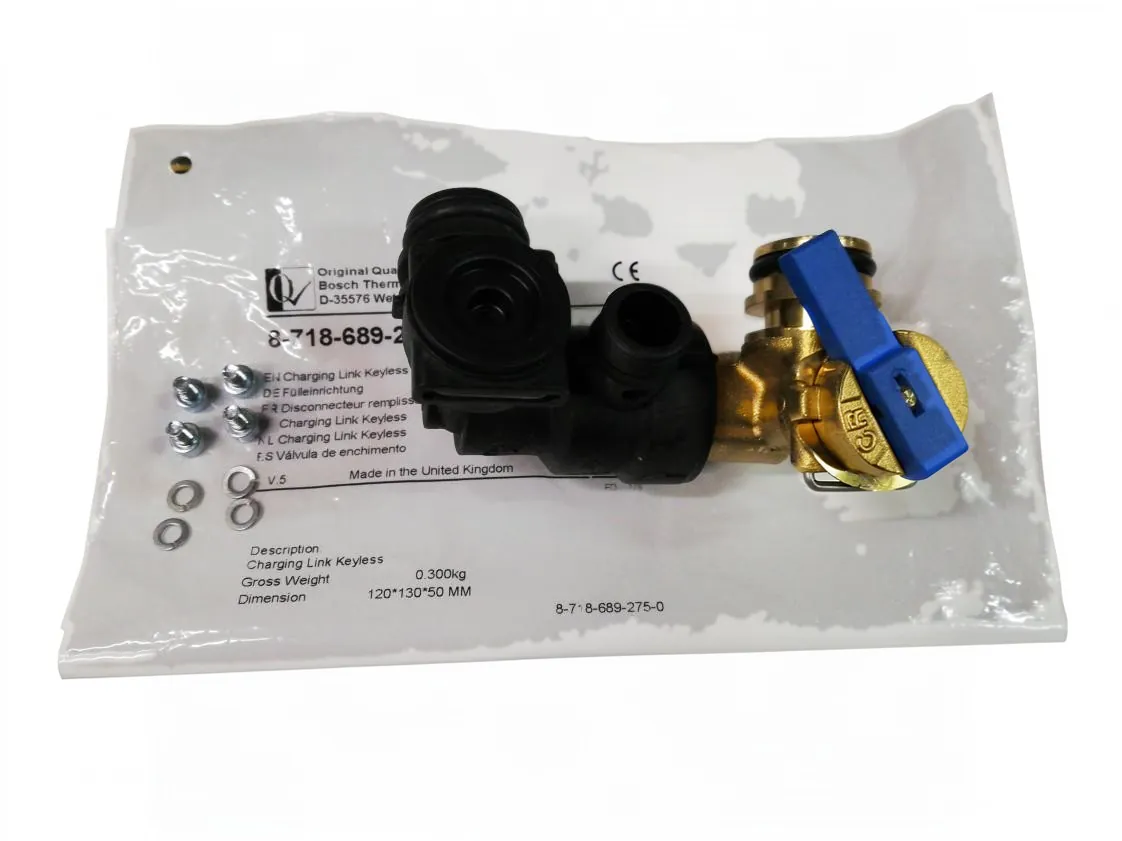 Llave llenado Junkers ZWB30/36 - Bosch GC4300iW 24/25, referencia 87186892750