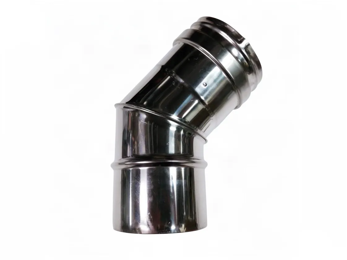 Gomito SPC Domusa 080 x 45º Inossidabile, codice ricambio CGAS000148