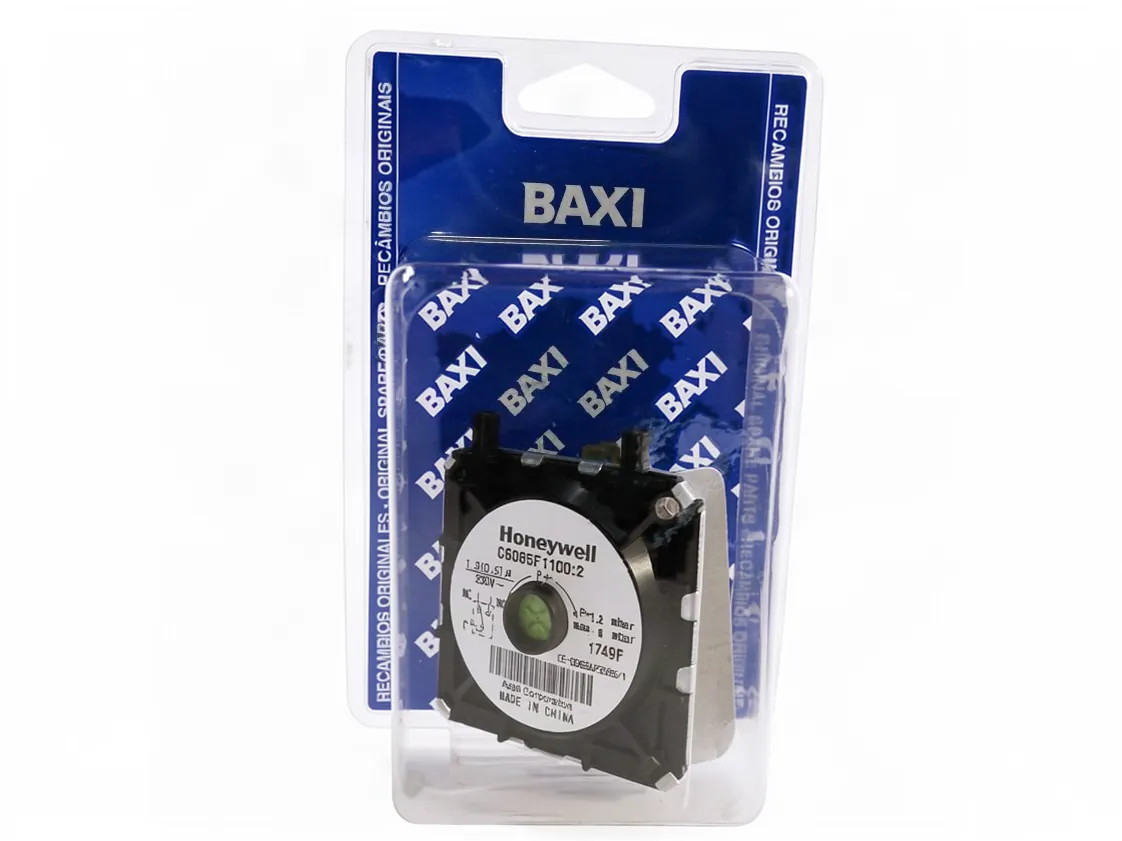 Pressostat air Baxi Roca Vega Plus 24 AIFM, référence 7502578