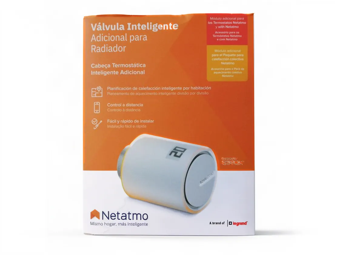 Netatmo intelligenter thermostatischer Kopf, Teilenummer DJ-044751