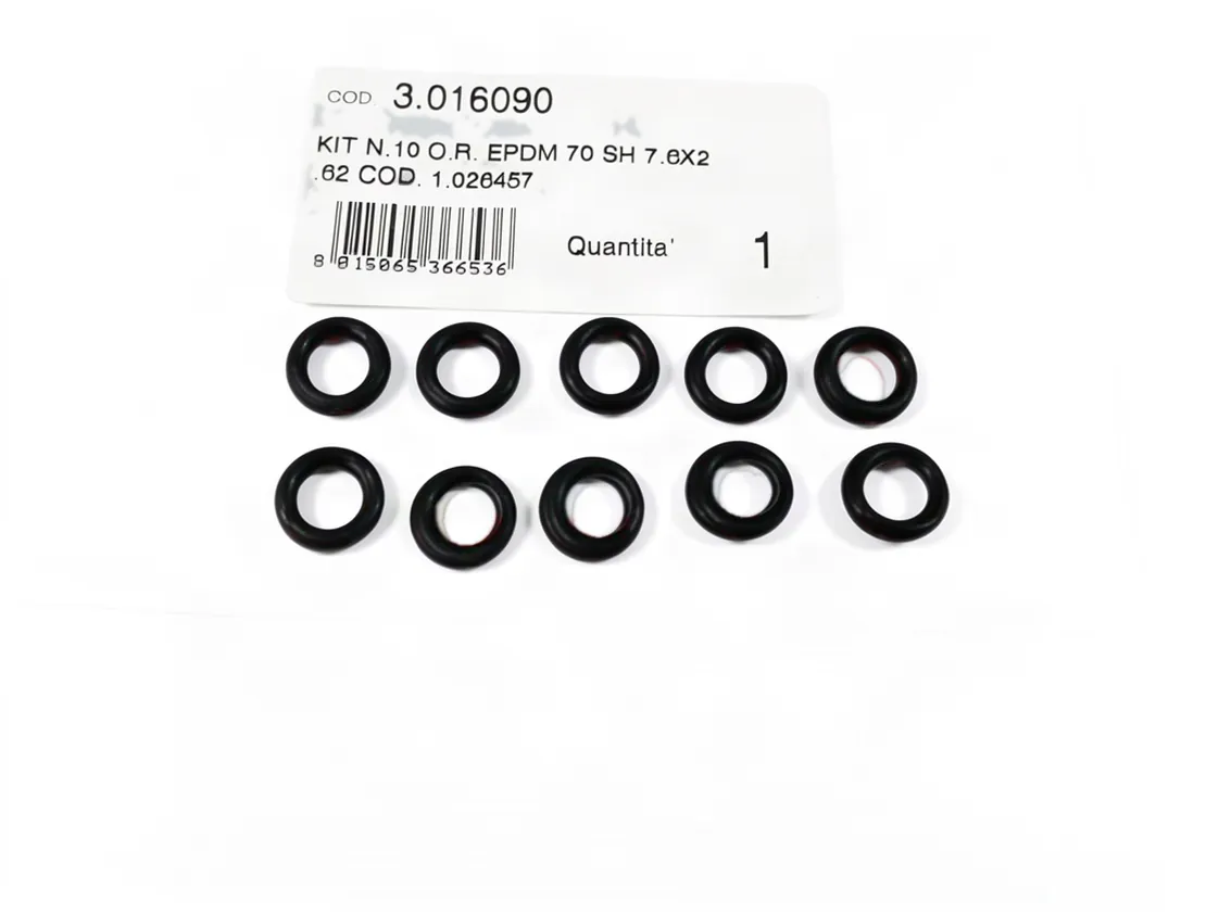 Junta tórica 07.60x2.62mm Immergas Omnia vaso expansión (kit 10 uds), referencia 3.016090