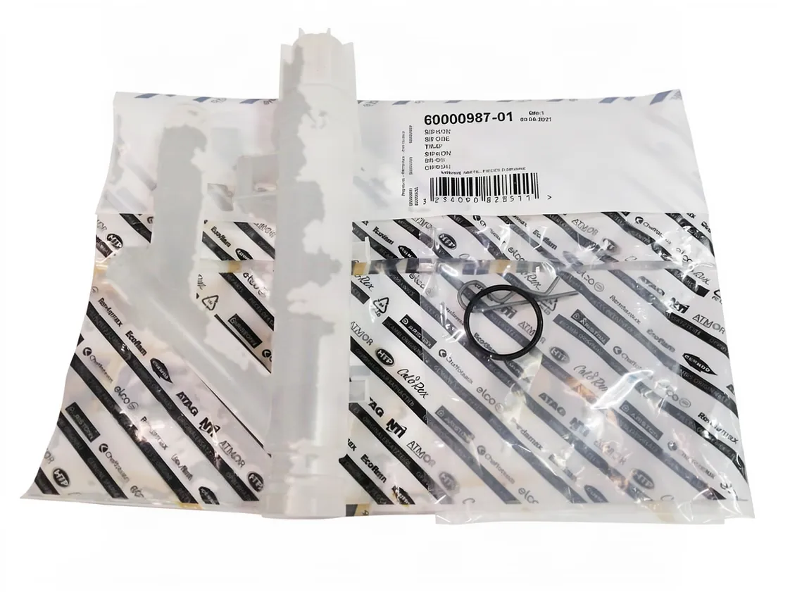 Condensate siphon Chafoteaux Pigma Green, part number 60000987-01