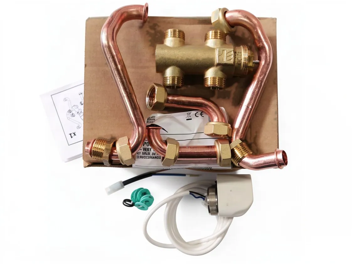 Kit válvula 3 vias Ferroli 230 VAC - on/off para ventiloconvector jolly style, referência 2CP002A0