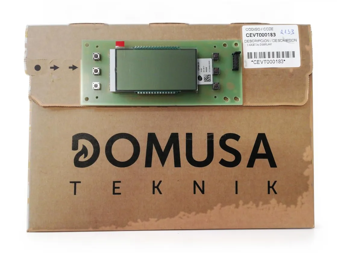 Printplaat Domusa Evoltop NG - Avanttia NG Display, onderdeelnummer CEVT000183
