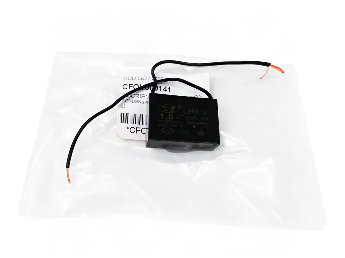 Capacitor 001.5uF Domusa Bioclass NG (for motor CFOV000135), part number CFOV000141