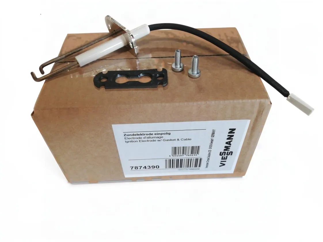 Elektrode Viessmann Vitodens 050-W B0KA ontsteking, onderdeelnummer 7874390