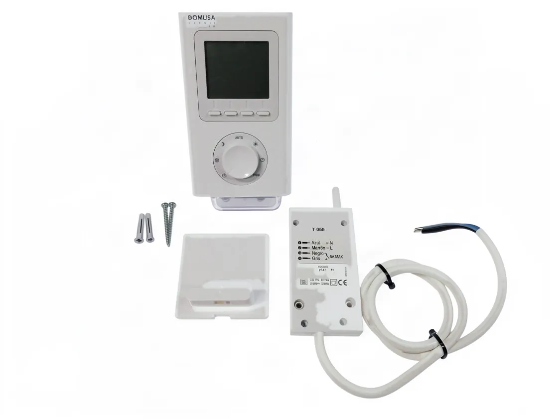 Domusa digitale wekelijkse draadloze klokthermostaat, onderdeelnummer CELC000283
