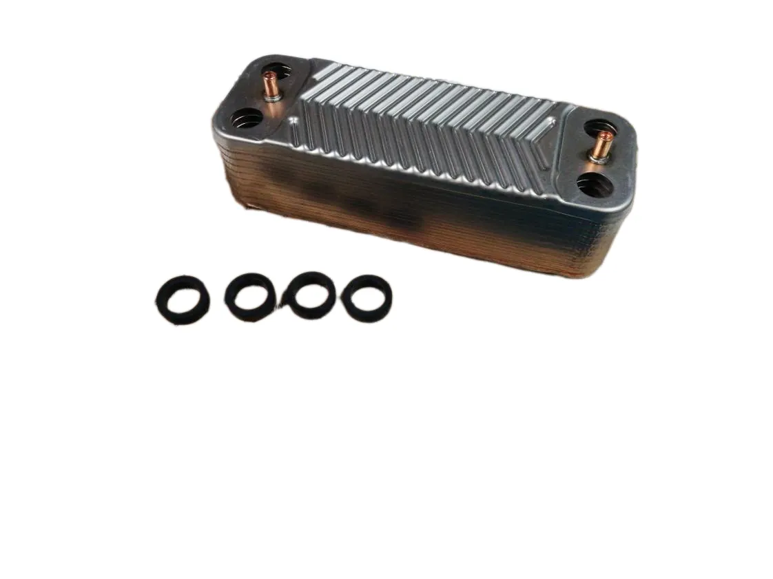 Scambiatore placche Ferroli Divatop F37 (IPT172x40mm. Ancoraggi 166 mm. 20 placche), codice ricambio I39822180