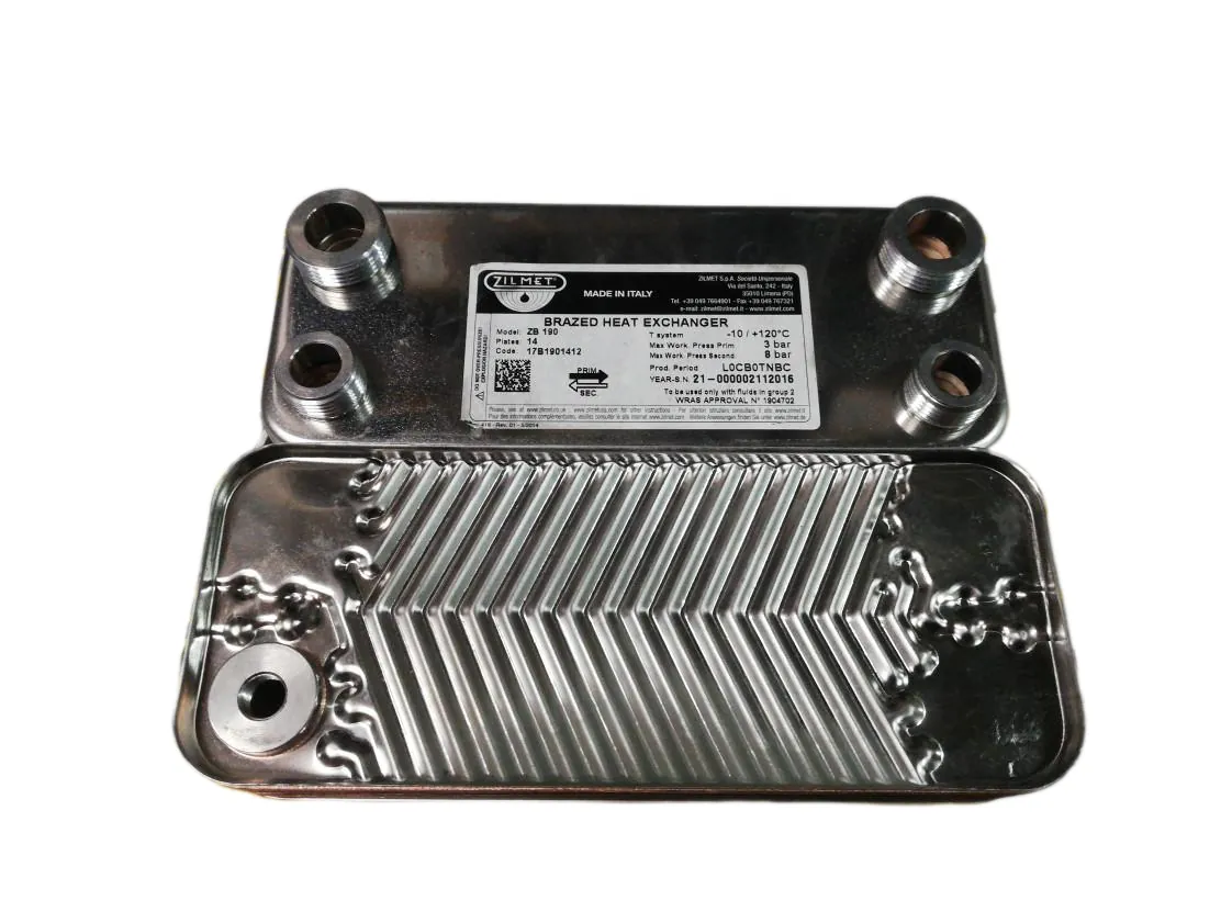 Plate heat exchanger Tifell Eurofell (14placas IPR154x40mm 3/4-1/2 with test point 1/8 ntc), part number CKINAA10-C