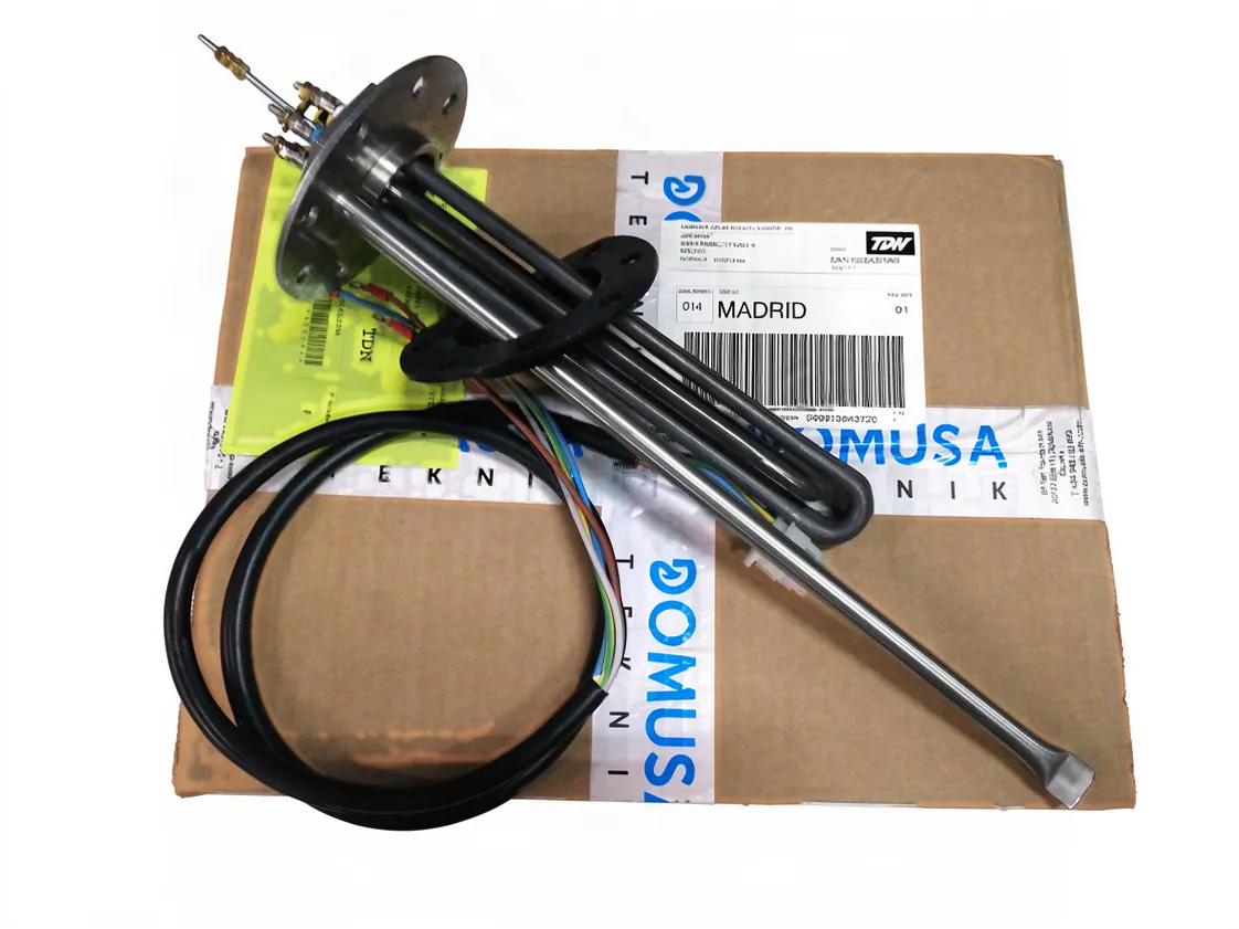Résistance chauffe-eau électrique Domusa Hydrinox 150S - 200S Sol avec clé 2250w (remplacement des anciennes résistances CRES000030), référence RCON000024