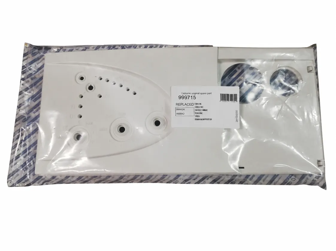 Ariston Microgenus 23 MFFI front controls cover, part number 999715