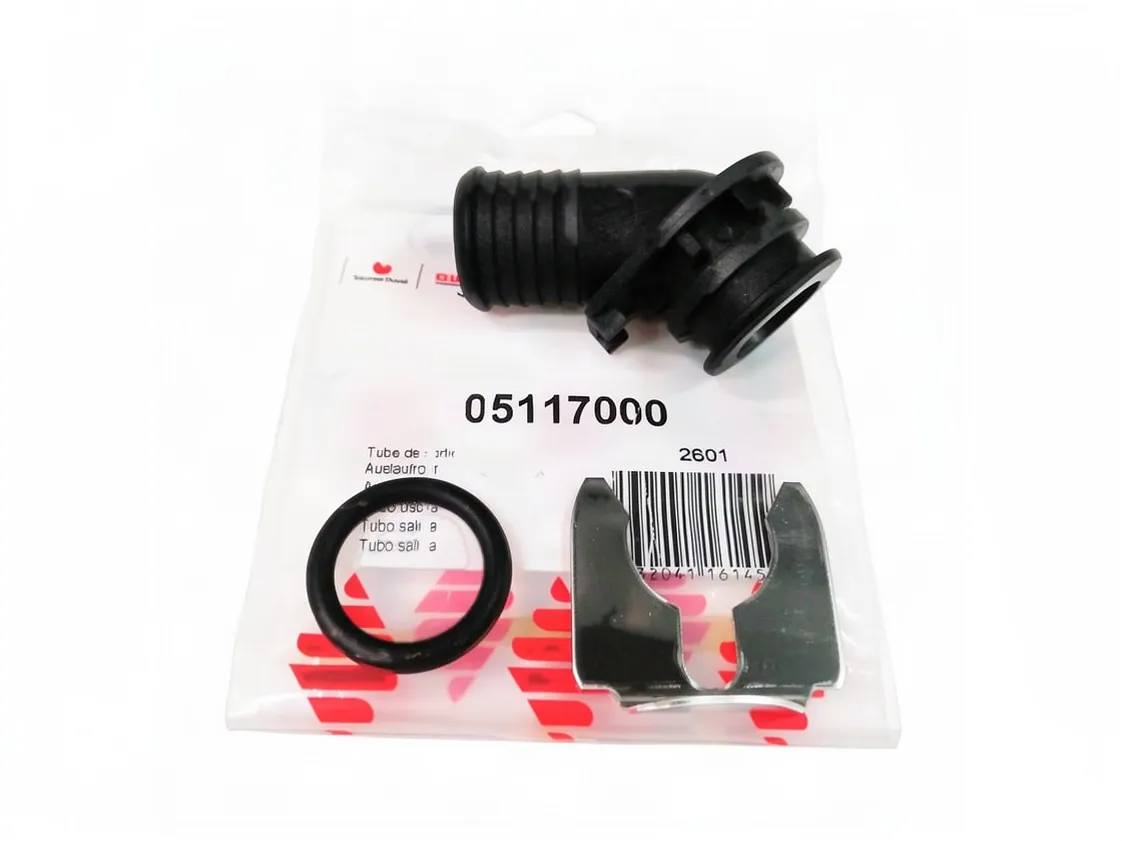 Tubo di collegamento Saunier Duval Isofast C28E gomito, codice ricambio 05117000