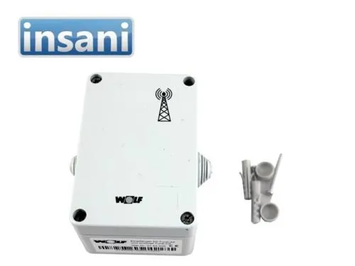 Termostato modulante senza fili Wolf Ricevitore (Trasmettitore ref.2744200 deve essere acquistato separatamente, solo in combinazione con BM o BM2), codice ricambio 2744209