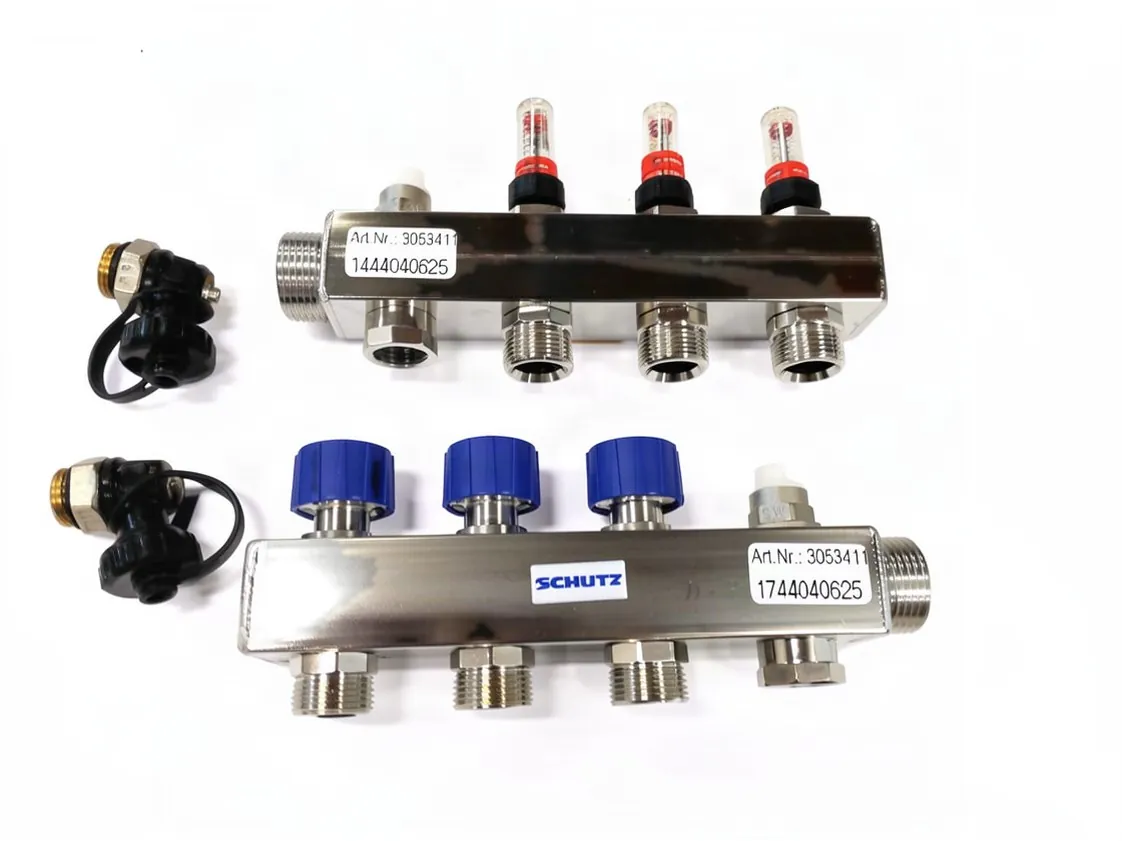 Colector confort 90-3 03 Circuitos 90º Longitud 220mm. Schutz, referencia 3053411
