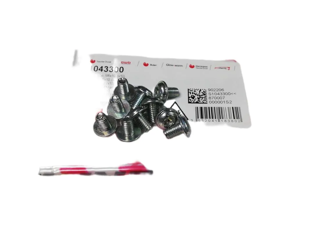 Schroef Saunier Duval Semia Condens F25 M06x10mm (set 10 st.), onderdeelnummer S1043300
