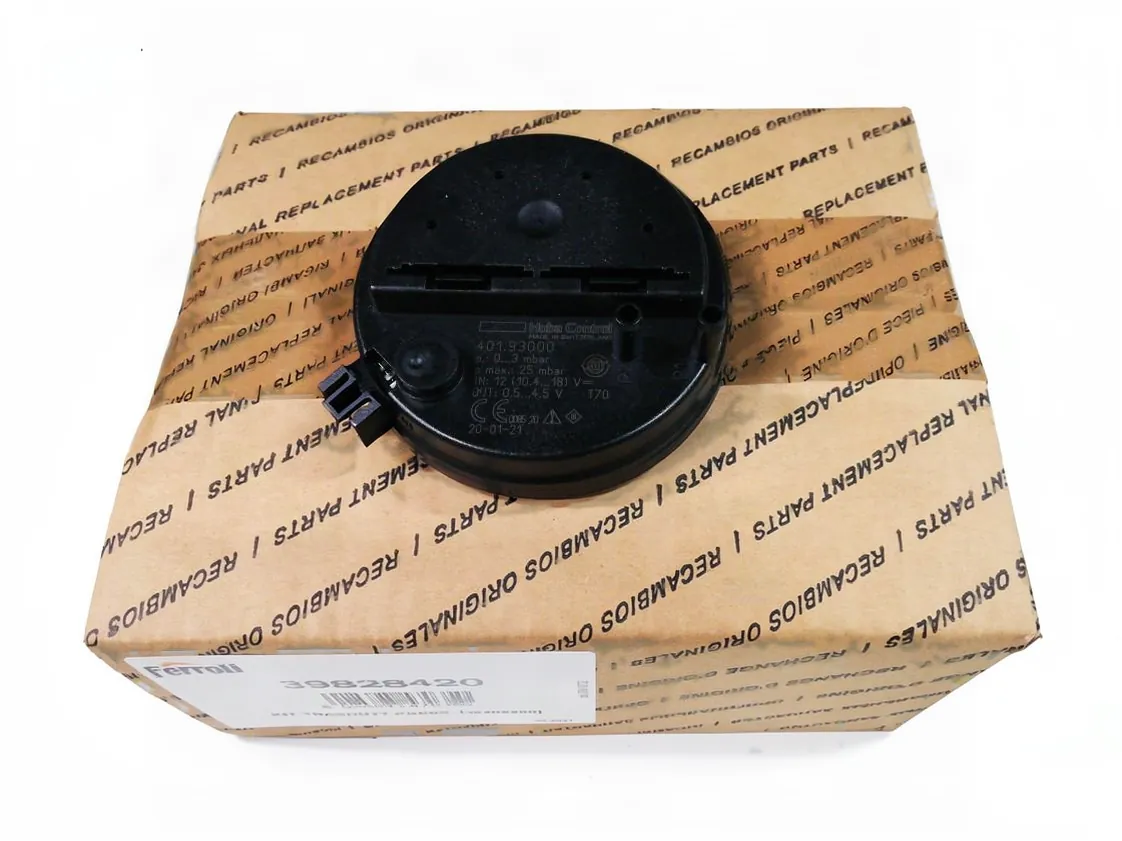 Pressostato aria Ferroli Divatop Low NOX (Huba controllo 40193000), codice ricambio I39828420