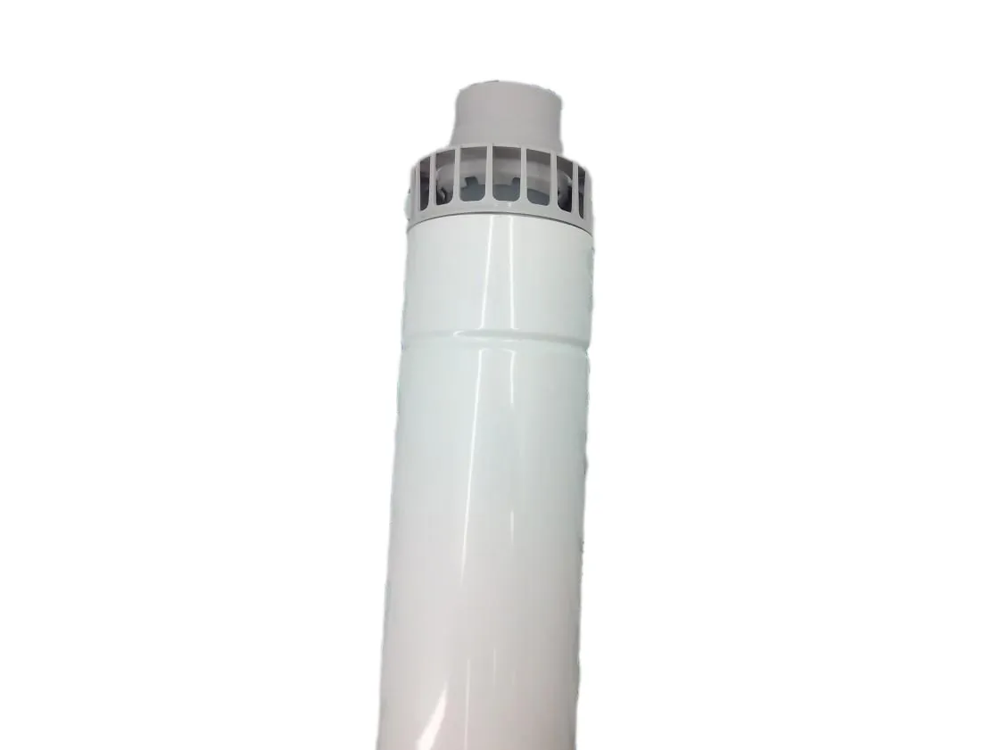 SPC 060/100 Domusa Evoltop NG Horizontal Gas Outlet Kit (elbow + terminal) Polypropylene, part number CGAS000375
