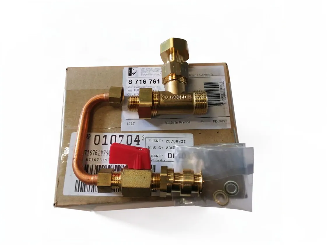 Torneira de enchimento Junkers ZWSE28 conjunto completo, referência 87167619790