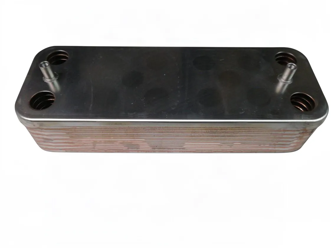 Intercambiador placas Chafoteaux Micro Gennus 23 MFFI 14placas (IPT172x42mm. Anclajes 166mm), referencia 571646-C