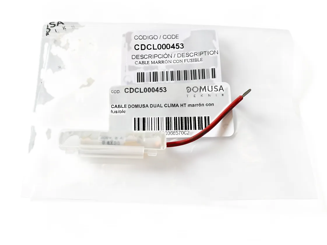 Fuse kit Domusa Dual Clima HT with cable, part number CDCL000453