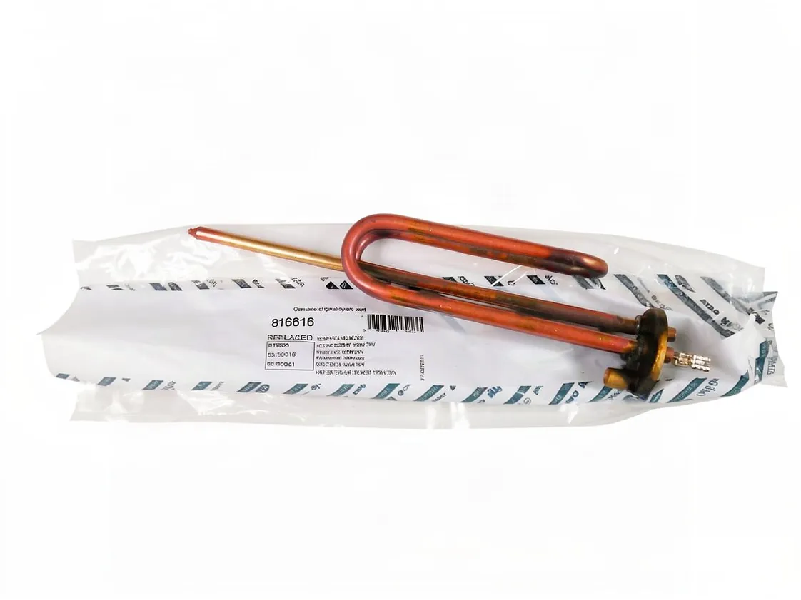 Heating element for electric water heater 1500w Ariston Ecovid 100, part number 816616