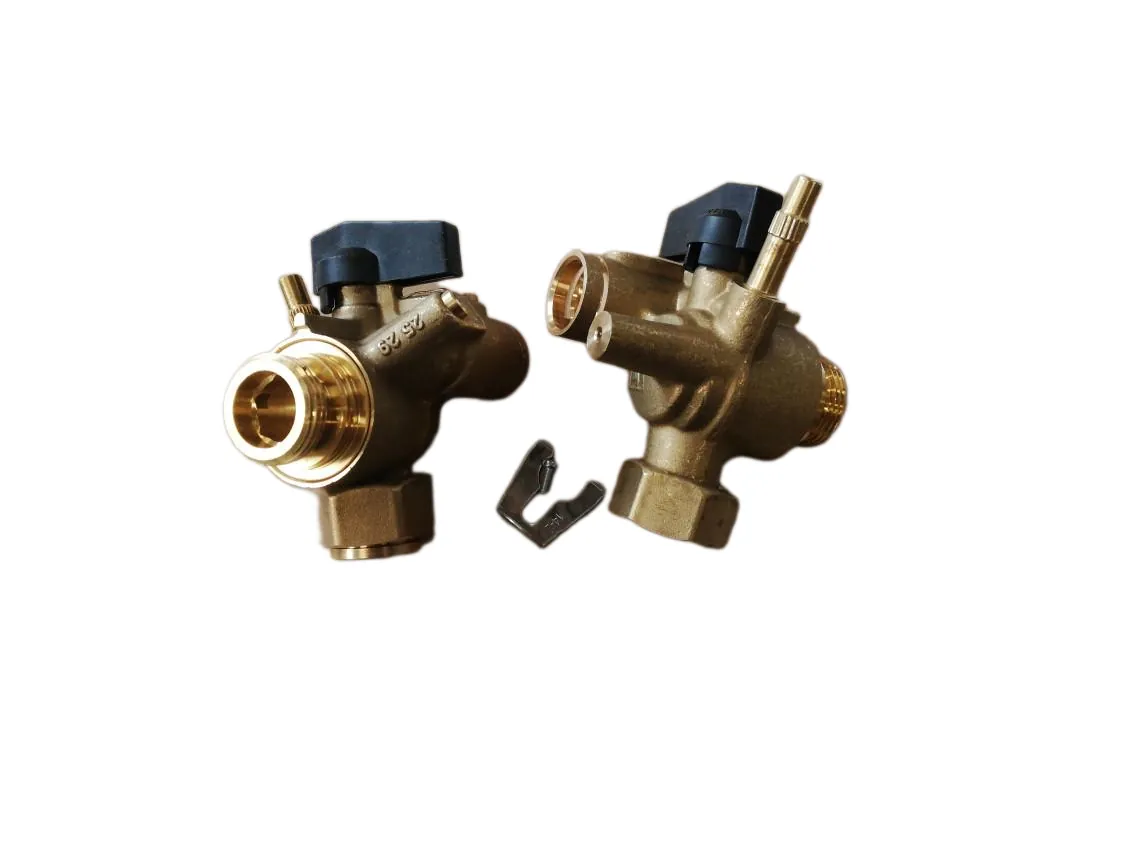 DeDietrich shut-off valve set flow/return, part number 7684680