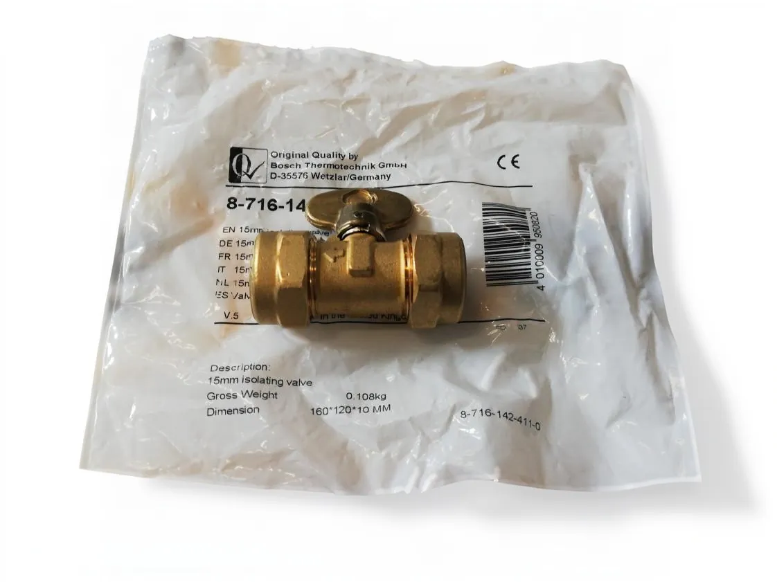 Filling valve Junkers CGA 25, part number 87161424110