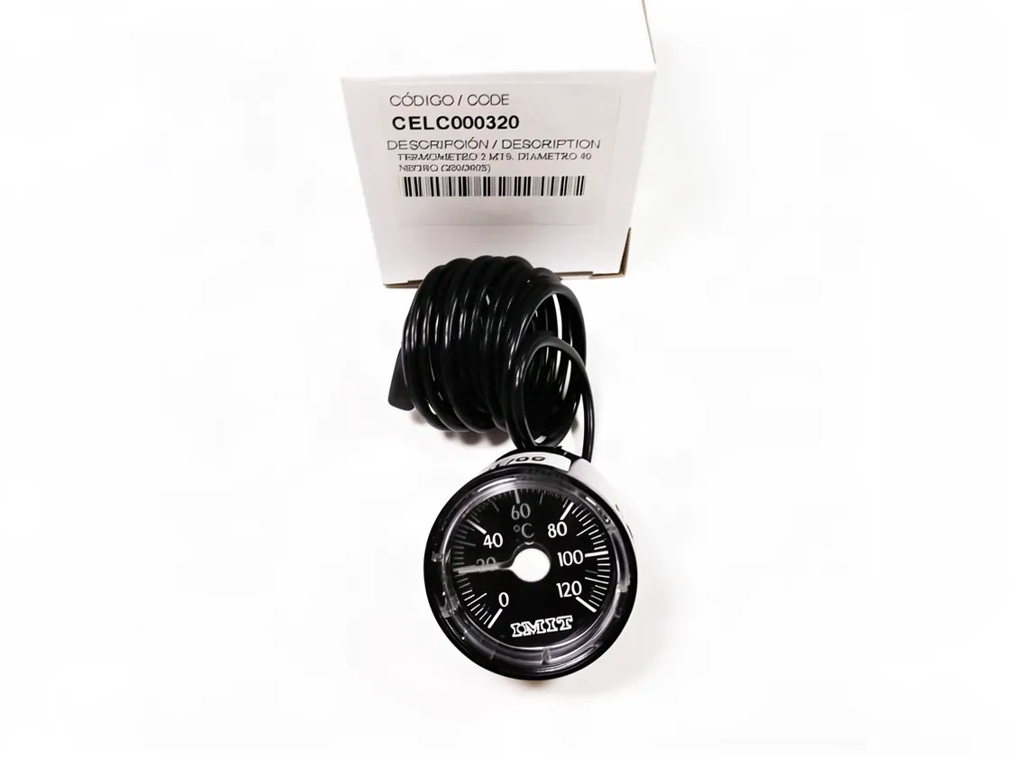 Thermomètre Domusa Hydrinox 200 - Hydrinox 300 (Ø40-0/120º-1500mm) noir, référence CELC000320