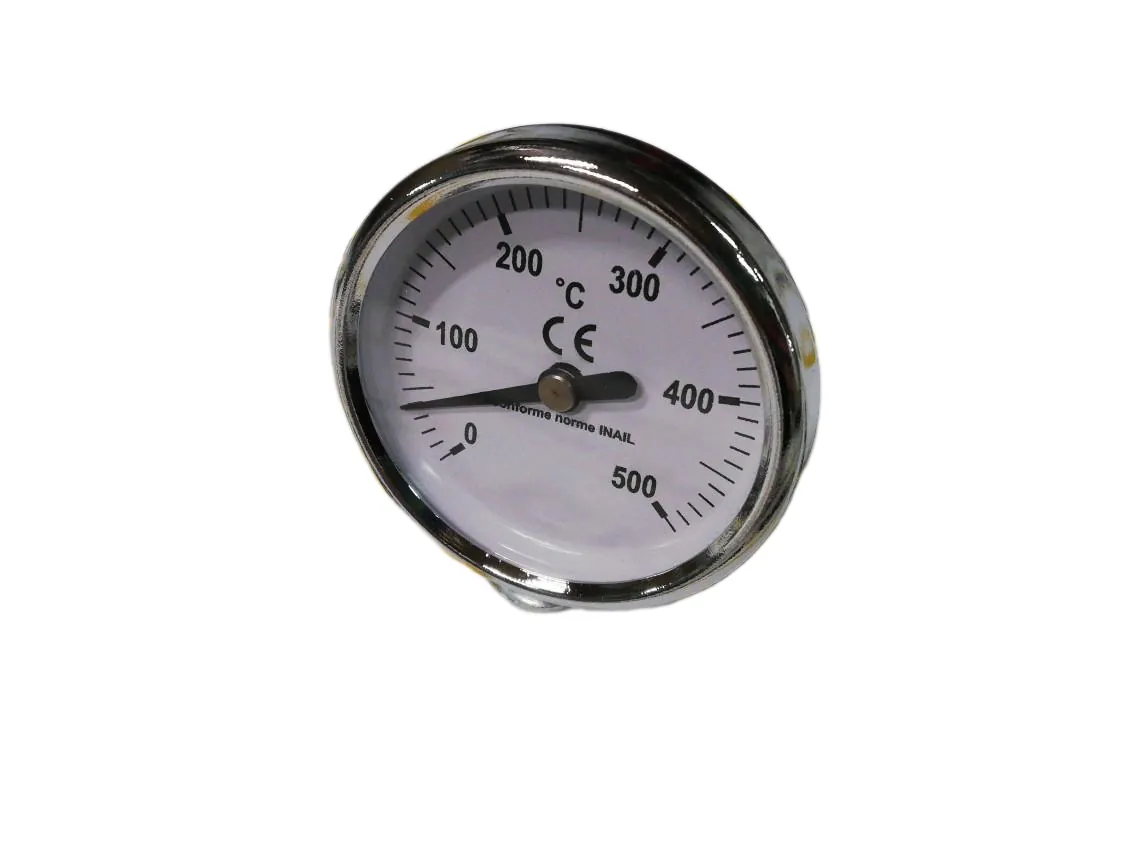 000-500º Horizontal Ø60x50mm Flue Gas Thermometer, part number E16550