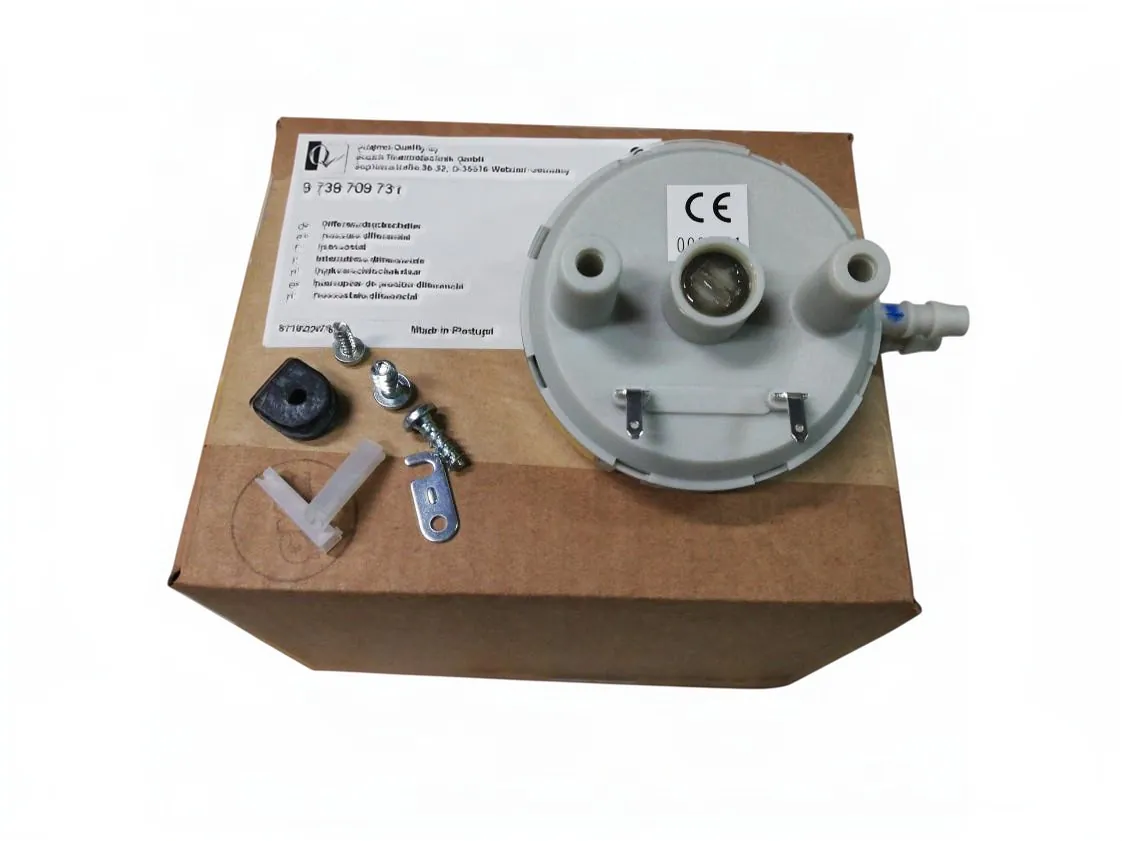 Pressostato aria Junkers WRD11 scaldabagno a gas, codice ricambio 8738709731