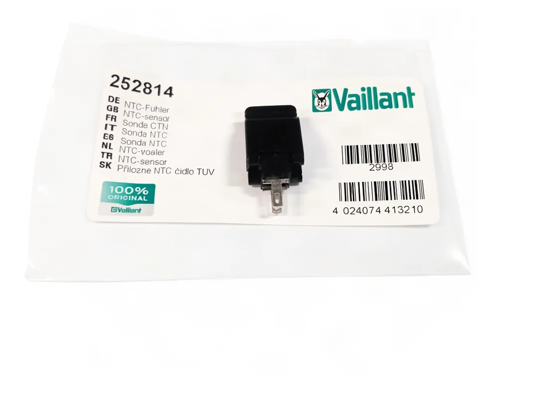 Sonda NTC Vaillant VMW ES 28/362, codice ricambio 252814