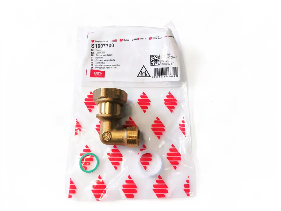Elbow fitting connection Saunier Duval Thema Classic DHW, part number S1007700