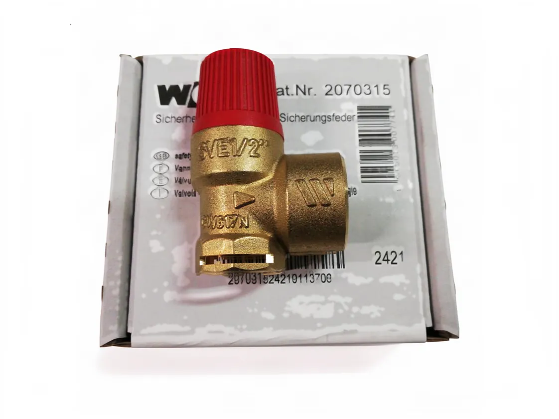 Válvula seguridad Wolf CGB K - CGS - CGW - CGB35/50 - CGBK40/35, referencia 2070315