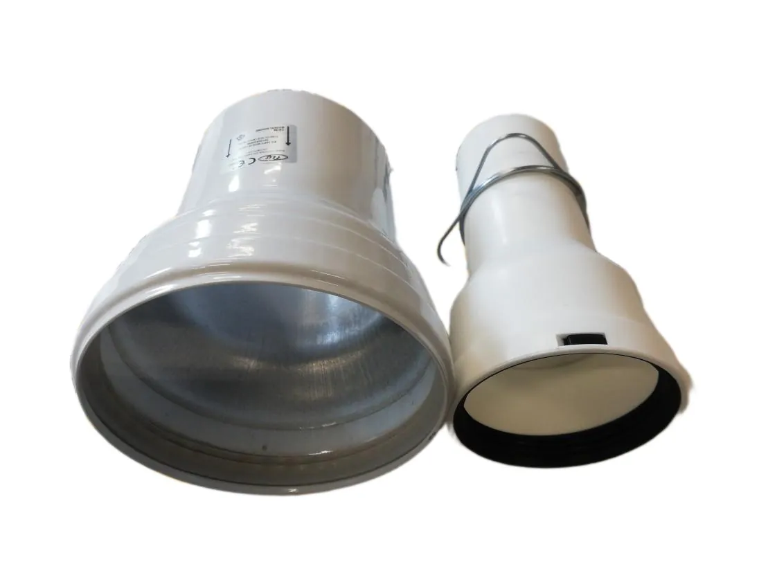 União 60/100 a 80/125 Expansão Coaxial Polipropileno, referência 6810125AMPMHP15
