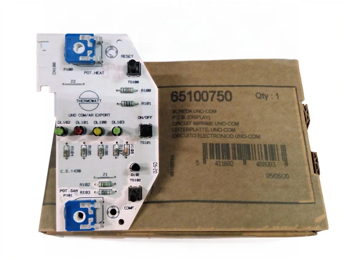 Control board Ariston uno MFFI / MI display (After 07-04), part number 65100750