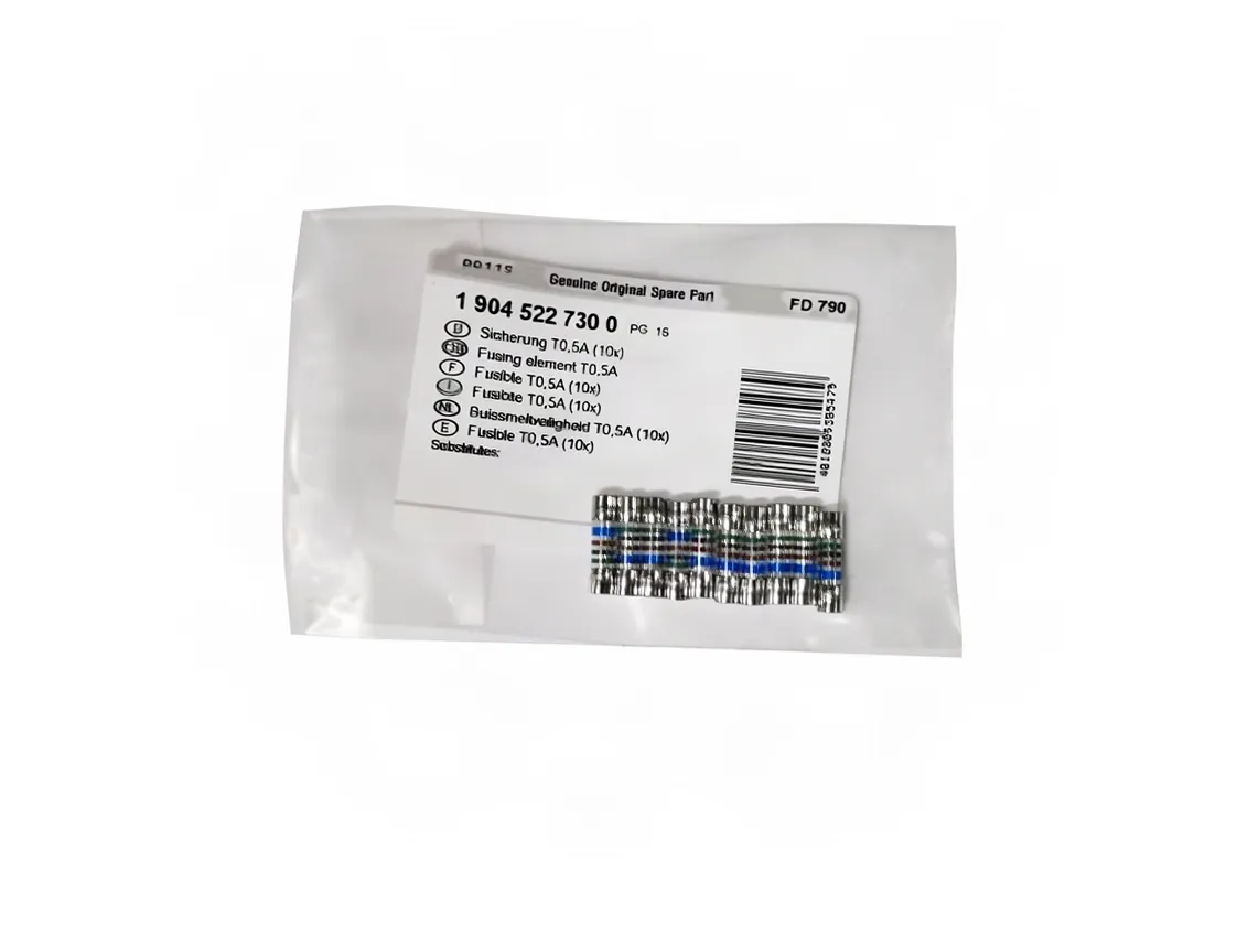 Fuse 5.0A 220V Med.5x20mm Junkers (kit 10uds), part number 19045227300