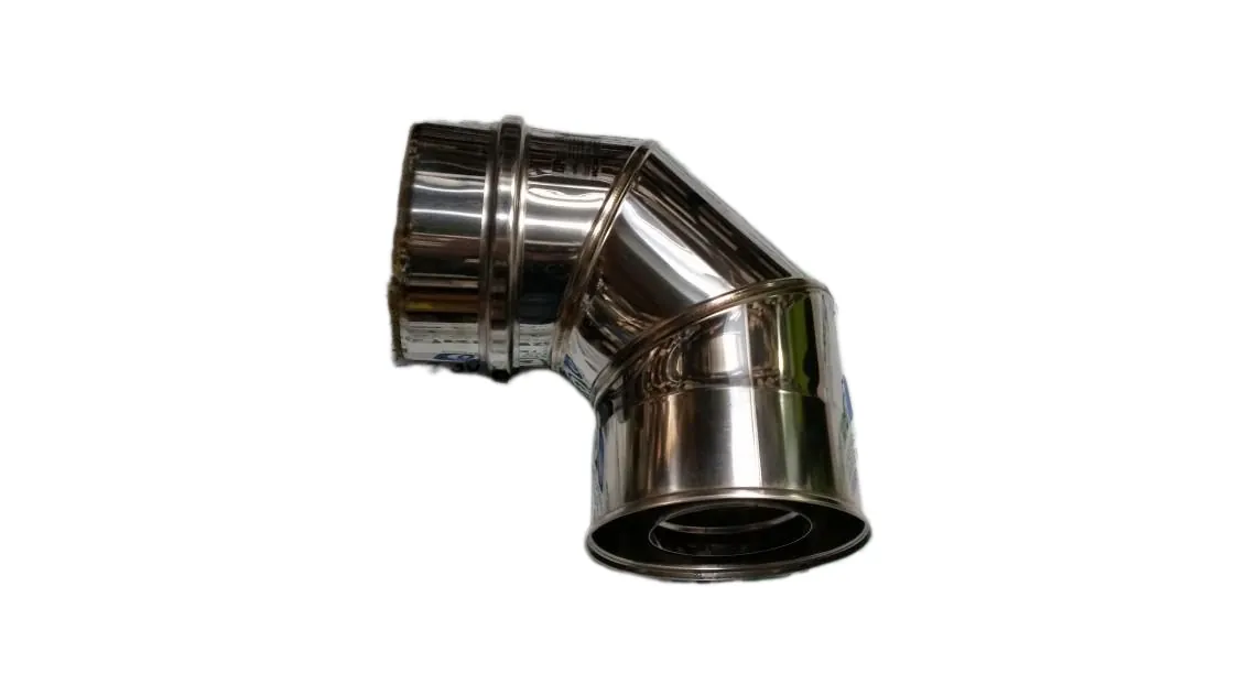 Codo SPC 080 - 90º Inox316 Doble pared, referencia 890DP316